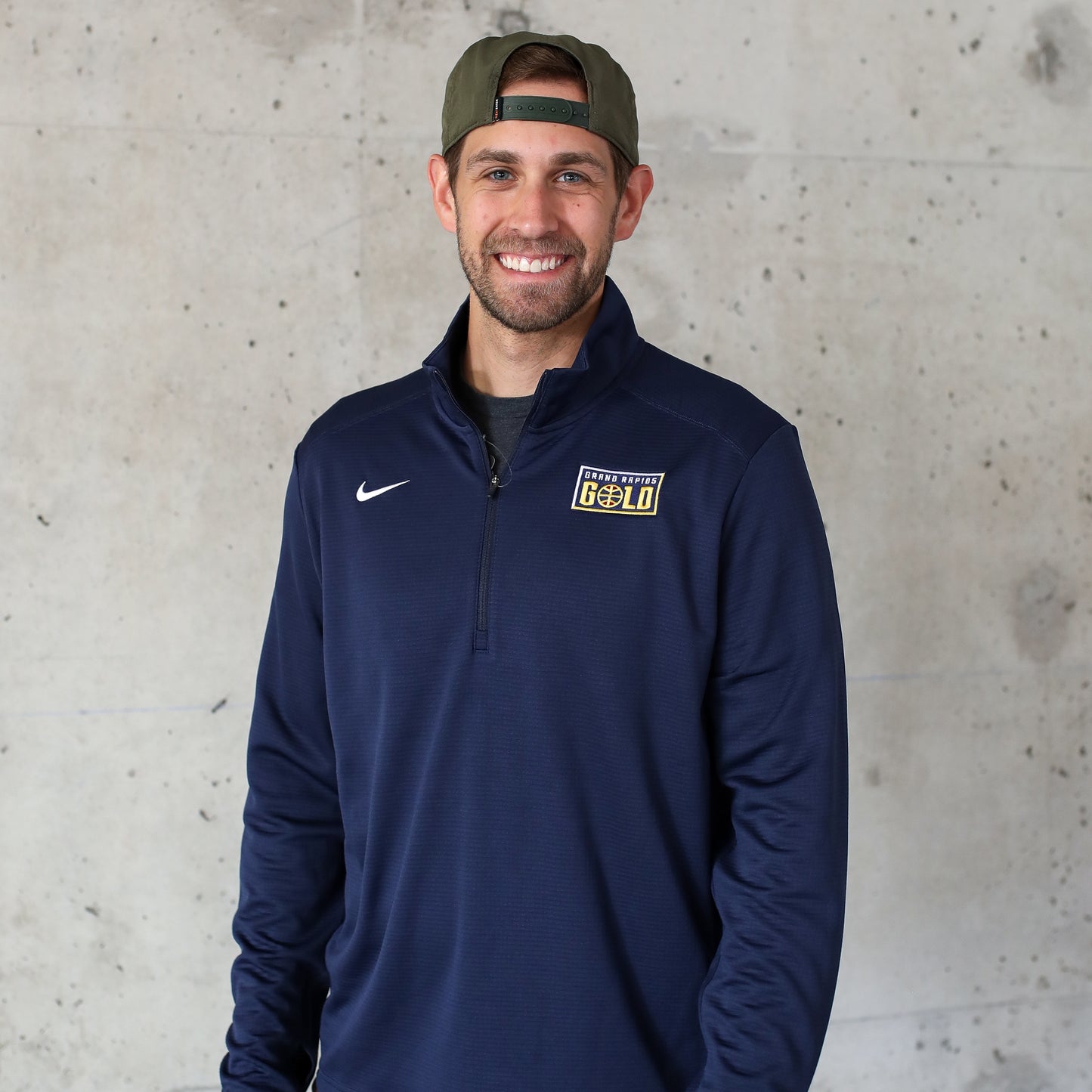 NIKE Pacer Half-Zip Pullover - Navy