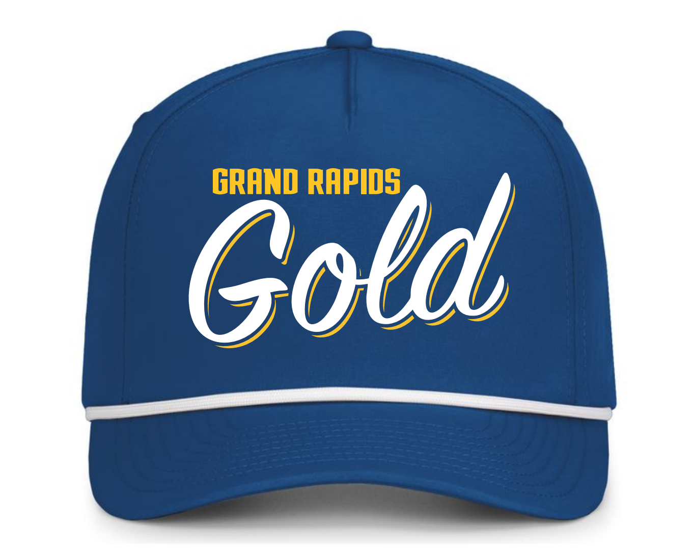 Pacific Headwear Gold Script - Royal