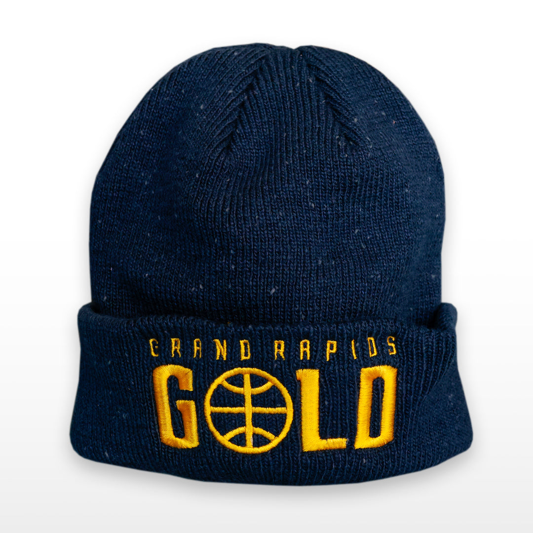 New Era Speckled Knit Hat - Navy