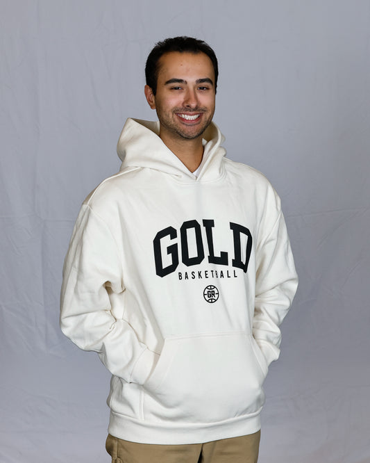 Gold Basketball Cream Hoodie