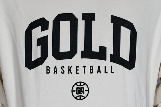 Gold Basketball Cream Hoodie