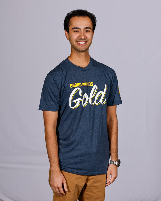 District Script Logo Tee